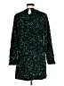 Unbranded 100% Polyester Stars Green Cocktail Dress Size M - photo 2
