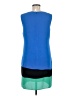 BCBGMAXAZRIA 100% Polyester Color Block Blue Casual Dress Size 6 - photo 2