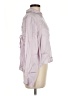 Astr 100% Viscose Metallic Pink Long Sleeve Blouse Size M - photo 4