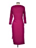 Tadashi Solid Pink Burgundy Cocktail Dress Size M - photo 2