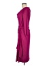 Tadashi Solid Pink Burgundy Cocktail Dress Size M - photo 5