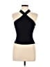 Double Zero Black Halter Top Size L - photo 1