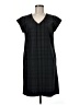 Eddie Bauer Plaid Black Casual Dress Size M - photo 1