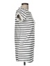 Lumiere Stripes White Casual Dress Size M - photo 4