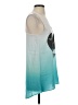 Stranded 100% Polyester Teal Tank Top Size S - photo 4