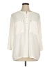 Chaus Ivory 3/4 Sleeve Button-Down Shirt Size XL - photo 1