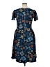 Lularoe Print Blue Casual Dress Size XL - photo 2