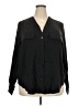 Universal Standard Black Long Sleeve Blouse Size 18 (M) - photo 1