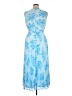 Studio One 100% Polyester Tie-dye Blue Cocktail Dress Size 14 - photo 2