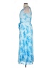 Studio One 100% Polyester Tie-dye Blue Cocktail Dress Size 14 - photo 5