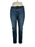 Madewell 100% Elastane Solid Blue Jeans Size 32 waist - photo 1