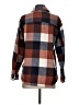 Member's Mark 100% Polyester Plaid Brown Jacket Size XS - photo 2