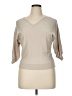 PREMISE Solid Tan 3/4 Sleeve Top Size XL - photo 1