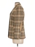 Faconnable Plaid Brown Wool Blazer Size 10 - photo 5