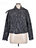 ELOQUII 100% Polyester Tweed Blue Jacket Size 16 Plus - photo 1