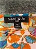 Sami & JO 100% Polyester Floral Blue Short Sleeve Blouse Size 1X - photo 6