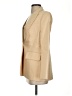 Rebecca Taylor 100% Cotton Solid Tan Blazer Size 0 - photo 5