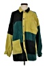Shein Color Block Green Coat Size S - photo 1