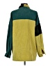 Shein Color Block Green Coat Size S - photo 2
