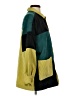 Shein Color Block Green Coat Size S - photo 4