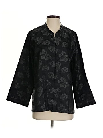 CTC Carol Turner Collection 3/4 Sleeve Button-Down Shirt (view 1)