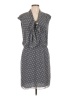 Max Studio Polka Dots Gray Casual Dress Size M - photo 1