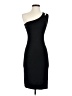Final Touch Solid Black Cocktail Dress Size S - photo 1