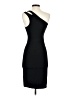 Final Touch Solid Black Cocktail Dress Size S - photo 2