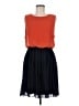 En Focus Studio Color Block Orange Casual Dress Size 8 - photo 1