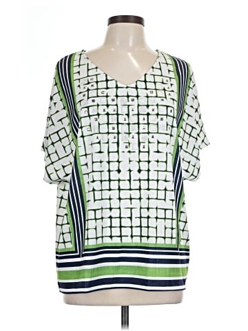 Zenergy by Chico's 3/4 Sleeve T-Shirt (view 1)