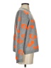 Jumper 1234 100% Cashmere Hearts Gray Cashmere Pullover Sweater Size (3) - photo 4