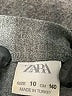 Zara Solid Gray Skirt Size 10 - photo 3
