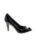 Donald J Pliner Graphic Black Heels Size 9 1/2 - photo 1