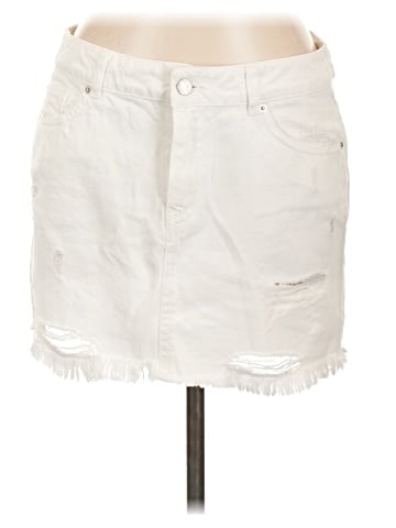We the Free Denim Skirt (view 1)