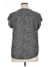 Fun2Fun 100% Polyester Polka Dots Black Short Sleeve Blouse Size XL - photo 2