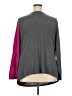 Fashion Bug Color Block Pink Long Sleeve Blouse Size 2X - photo 2