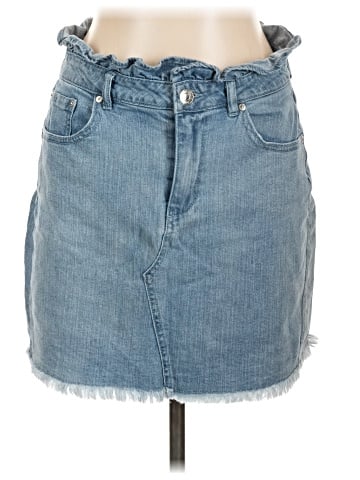 Almost Famous Denim Skirt (view 1)