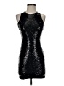 THATSSOFETCH 100% Polyester Stars Black Cocktail Dress Size 4 - photo 1