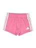 Adidas 100% Polyester Color Block Pink Athletic Shorts Size 10 - 12 - photo 1