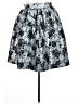 Geode 100% Polyester Paisley Silver Formal Skirt Size 2X - photo 2