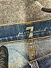7 For All Mankind Hearts Blue Jeans Size 28 waist - photo 7