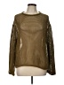 Lafayette 148 New York 100% Cotton Metallic Brown Pullover Sweater Size L - photo 1