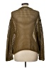 Lafayette 148 New York 100% Cotton Metallic Brown Pullover Sweater Size L - photo 2
