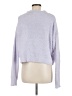 Double Zero Solid Purple Pullover Sweater Size M - photo 2
