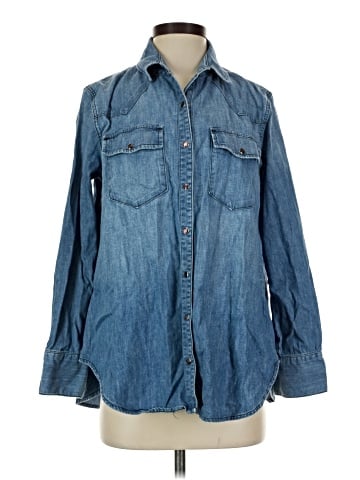 Current/Elliott Long Sleeve Button-Down Shirt (view 1)