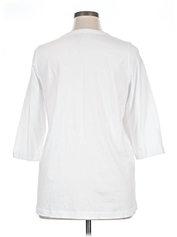Woman Within 3/4 Sleeve T-Shirt (view 2)
