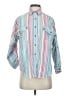 Koret Stripes Blue 3/4 Sleeve Blouse Size S - photo 1