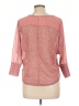 Ten Sixty Sherman 100% Polyester Pink 3/4 Sleeve Top Size L - photo 2