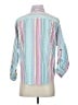 Koret Stripes Blue 3/4 Sleeve Blouse Size S - photo 2
