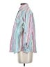 Koret Stripes Blue 3/4 Sleeve Blouse Size S - photo 5